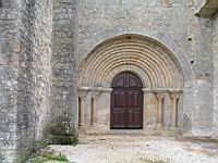 Saint-Julien-du-serre, Eglise, Portail